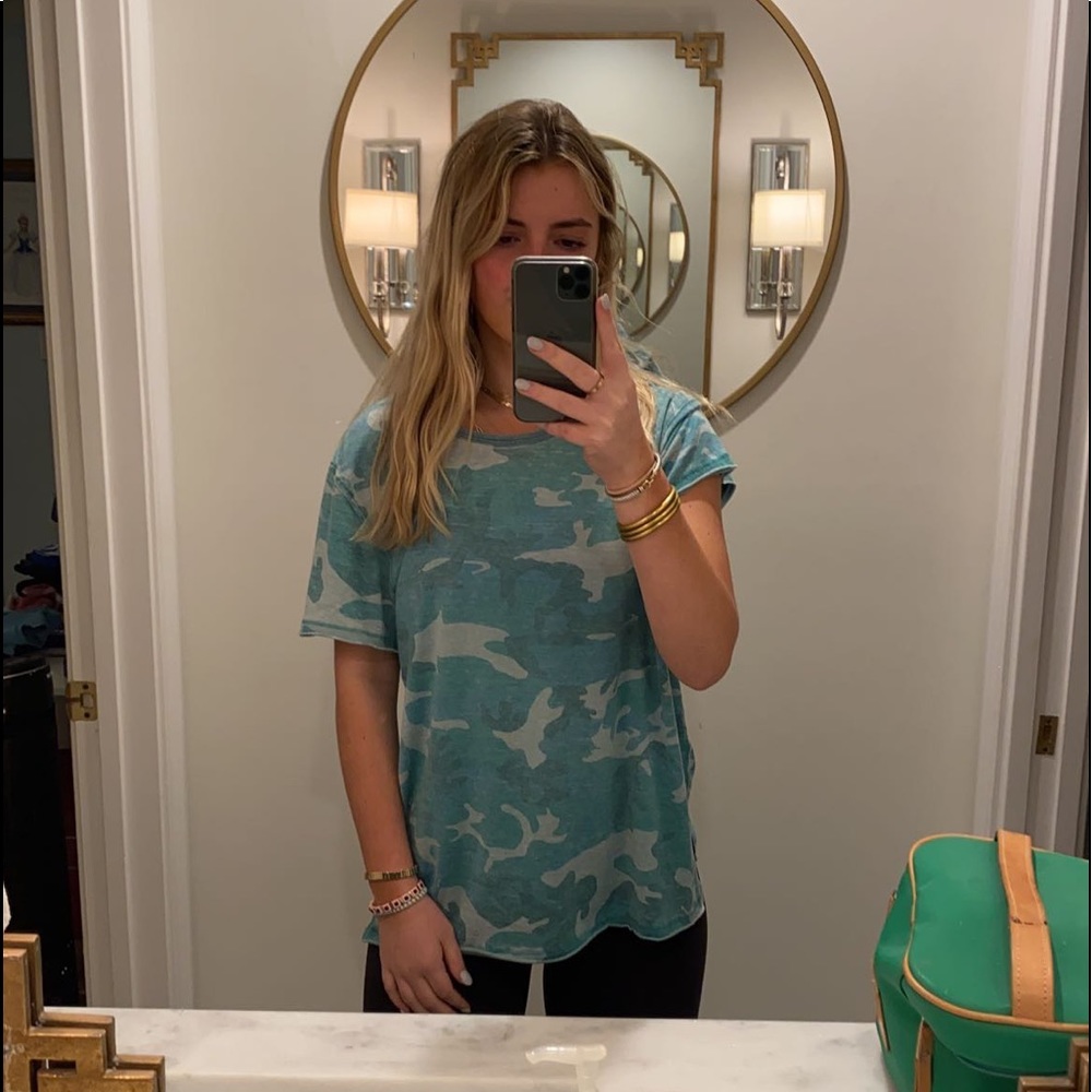 free people camo top